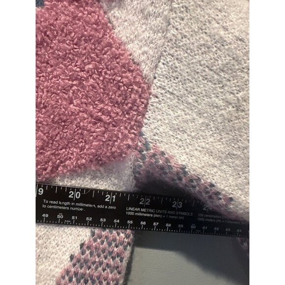 Bluivy Floral Crew Neck Sweater - Pink and Green - Picture 5 of 10